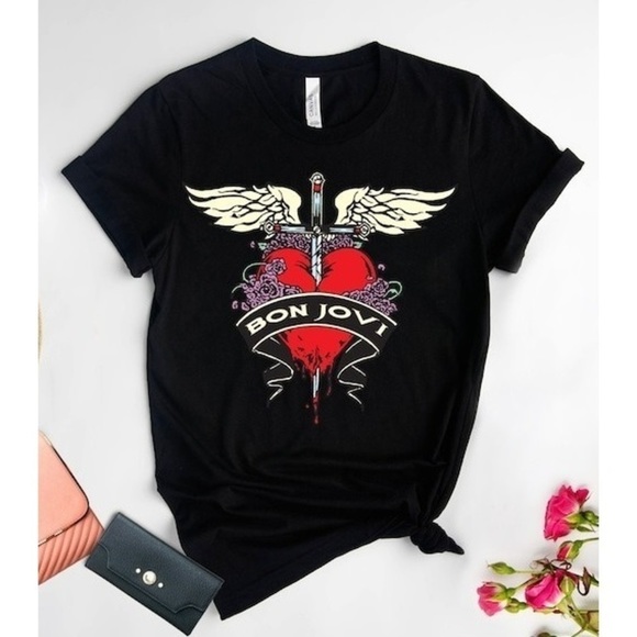 Tops - Bon Jovi Shirt Rock Lovers Shirt